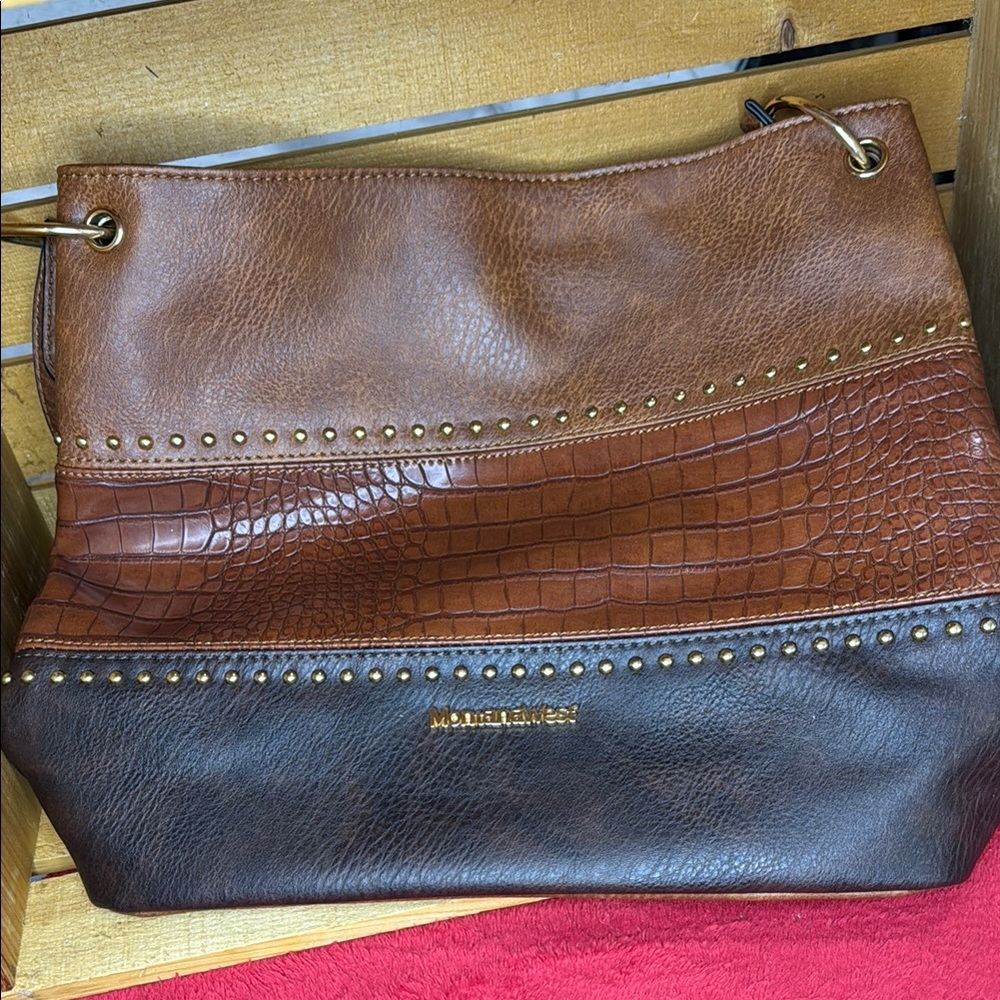 Montana west Brown and Black Shoulder Bag